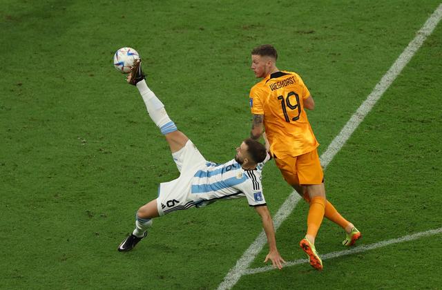 阿根廷队在比赛中以绝佳的表现取胜