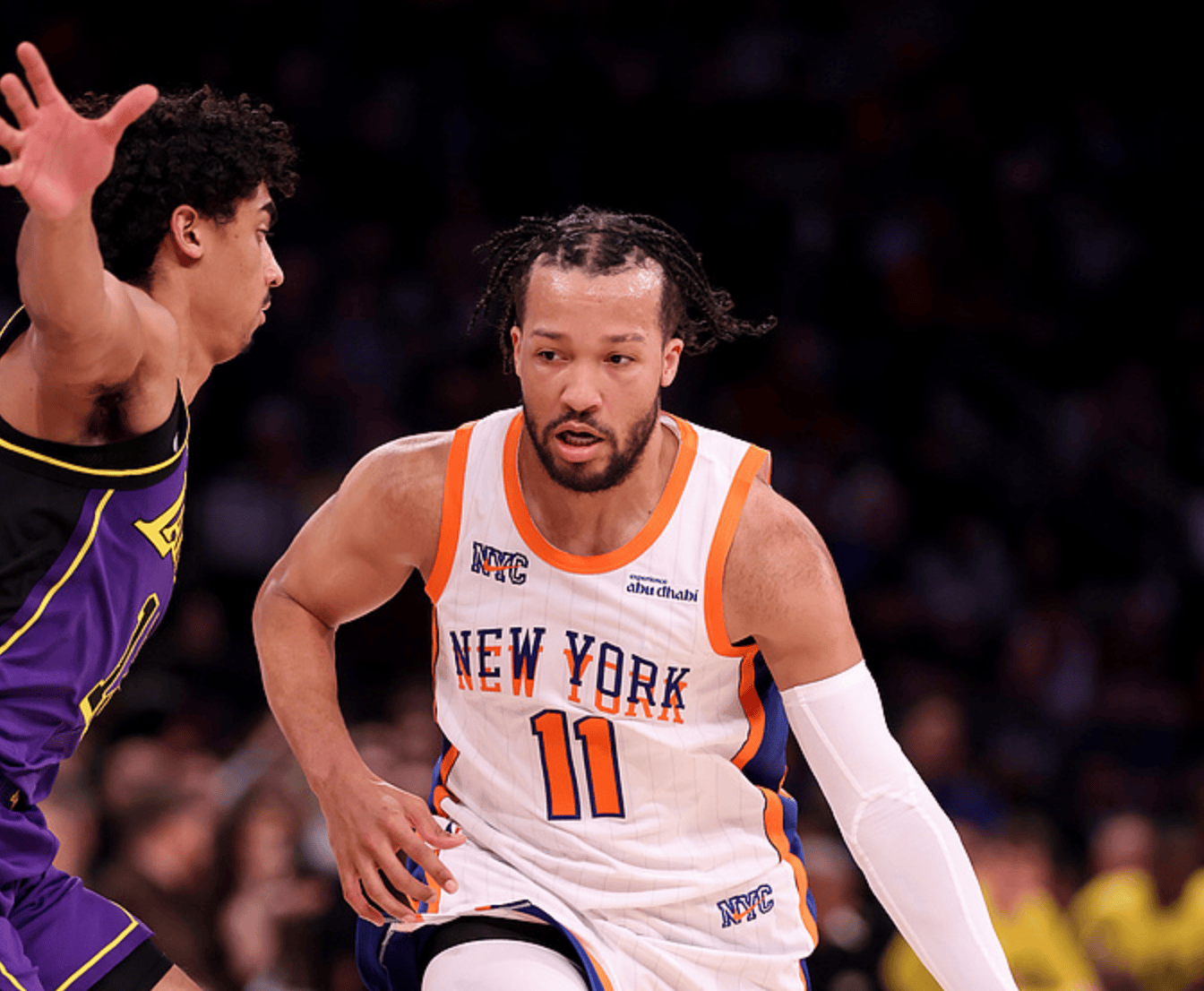 雄鹿碾压湖人,布伦森高光表现 雄鹿碾压湖人,布伦森高光表现